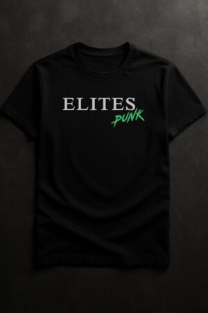 ELITES Punk T-Shirt White | Neon Green